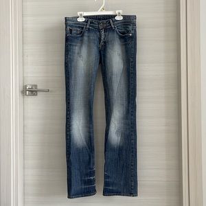 ARMANI EXCHANGE BLUE JEANS SIZE 6 SHORT